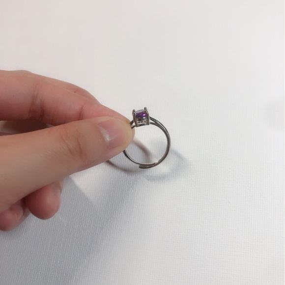 Genuine amethyst ring - Picture 4 of 7